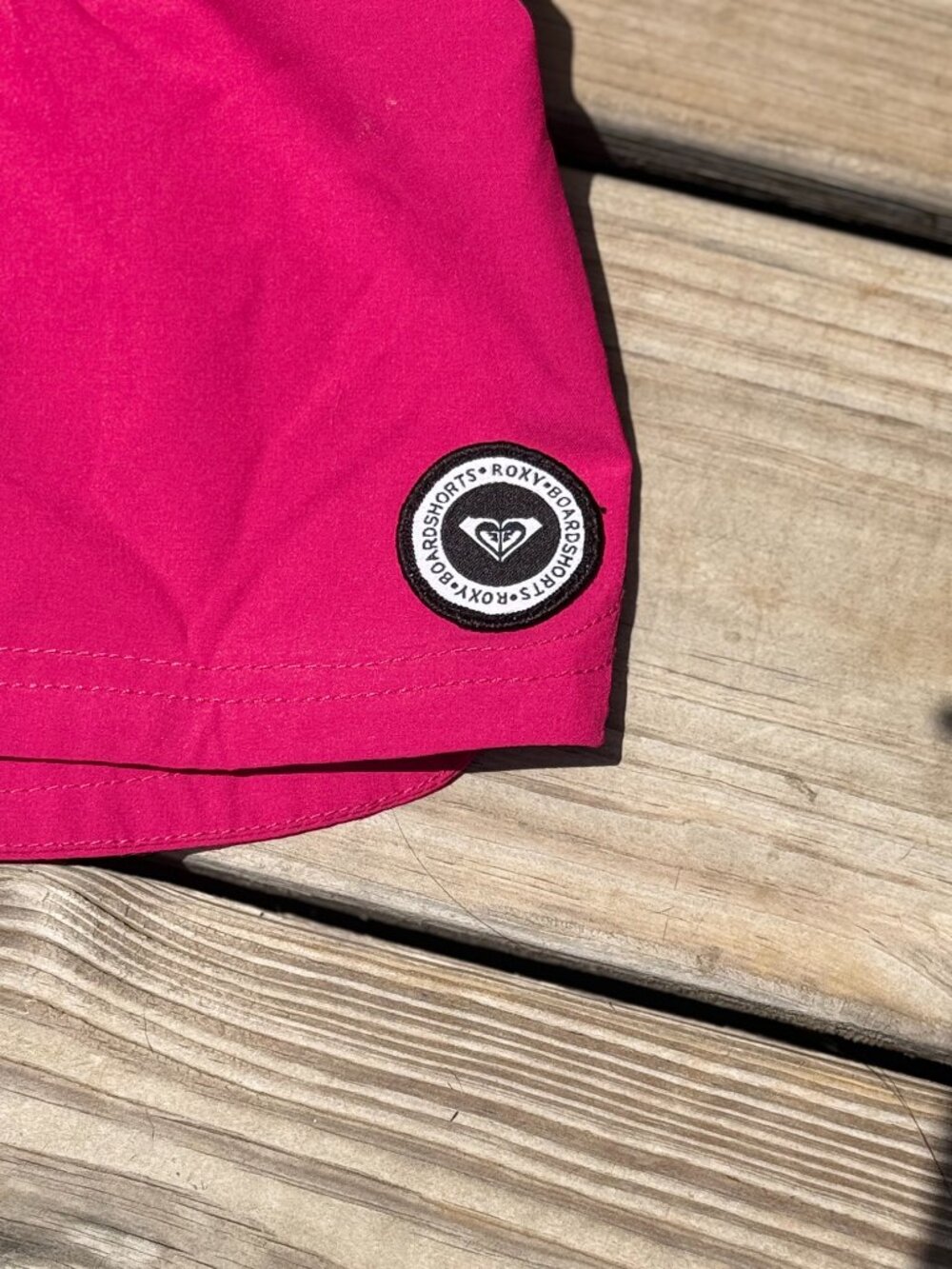 Roxy Hot Pink Mini Shorts szSmall Y2K Surfcore Coastal Cowgirl Beach Chic 3741 - Picture 7 of 8